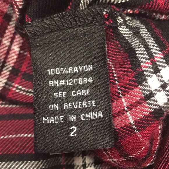 Torrid plaid shirt dress. 2 (2X). NWT. - Picture 7 of 9